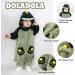 Doladola Dalmatians Toddler Romper | Newborn Baby Outfit 0-3 Months | Green Dino Onesie - Buy Online on SooperMarket.com