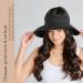 San Diego Hat Company Women's Adjustable Packable Roll-Up Visor - Black - Buy Online on SooperMarket.com