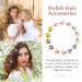21-Piece Simple Colors Flower Crystal Hair Clips Set for Women and Girls - Mini Crystal Barrettes and Hairpins - Hair Accessories - Buy Online on SooperMarket.com