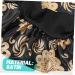 PLAFOPE Satin Sleep Cap Set - Elastic Headband & Broadside Shower Cap - Girls Hair Ties - 26x26cm - 2pcs - Buy Online on SooperMarket.com