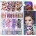 Yitla 8 Color Face Glitter Set for Festivals & Parties - Cosmetic Glitter for Body, Cheeks & Hair with Fix Gel & Brush - Buy Online on SooperMarket.com