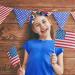 Whaline 6 Pack 4th of July Hair Bow Clips - Patriotic Red Blue White Barrettes for Women & Girls | Memorial Day Holiday Accessories - Buy Online on SooperMarket.com