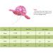 LANGZHEN Baby Girls Beach Sun Hat | Adjustable Toddler Kids Wide Brim Play Hat with Chin Strap | 6-12 Months - Buy Online on SooperMarket.com