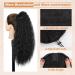 AISI BEAUTY 22 inch Long Curly Drawstring Ponytail Extension for Women | Clip in Wavy Natural Ponytail | (1B) - Buy Online on SooperMarket.com