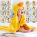 16-Piece Floral Wooden Baby Monthly Milestone Cards - Double-Sided Baby Months Signs for Newborn Photo Props - Fresh Flowers Design - Buy Online on SooperMarket.com