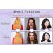 Heated Styling/Curling Iron Brush | 3-in-1 Ceramic Ionic Hair Curler/Straightener | Anti-Scald Bristles | Free Travel Pouch | Electric Curl Wand - Buy Online on SooperMarket.com