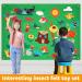 Poaiela Farm Animal Felt Board Set - Interactive Early Learning Storytelling Playset for Kids | 3.3ft Reusable Wall Hangers for Toddlers & Young Girls - Buy Online on SooperMarket.com