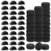 Face Painting Sponges Black Sponge Including Round Half Moon for Makeup Crafts Art Work Sculpting Pottery Body Painting (60 Pcs)
