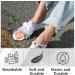 LBEC Big Toe Sleeves - ML Size 8 Pairs Silicone for Hammer Toe, Ingrown Toenails - Toe Scrubbing - Buy Online on SooperMarket.com