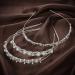 6-Piece Crystal Flower & Leaves Crown Headband Set for Bride & Bridesmaids - Wedding Party Headdress (Style 1) Silver - Buy Online on SooperMarket.com