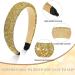 4-Piece Rhinestone Crystal Headband Set - Handmade Bling Hairbands for Women & Girls in Black, White, Red, Gold - Buy Online on SooperMarket.com