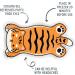 Genuine Fred Chill Out Eye Mask - Tiger Rug Design - Buy Online on SooperMarket.com