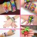 LauCentral 28 Colors Premium Rubber Bands Refill Loom Set for Kids - Bracelet Making Kit with Clips, Beads, and Charms - Creative DIY Craft Gift - Buy Online on SooperMarket.com
