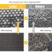 LeToo Cat Litter Mat - Large Waterproof Double Layer Anti-Tracking Kitty Mat - No-Toxic & Washable - Grey 24 x 15 - Buy Online on SooperMarket.com