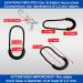 40 Colorful Zipper Pendants - 60x30mm Nylon Replacement Zippers Set for Repair - Threading Accessories - Buy Online on SooperMarket.com