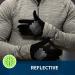 TrailHeads Lightweight Running Gloves with Touchscreen Fingers - Black/Reflective (Small) - Buy Online on SooperMarket.com