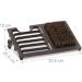 Relaxdays Cast Iron Boot Jack Scraper Large Brush | Antique Outdoor Shoe Cleaner | Brown | 12 x 33.5 x 22.5 cm - Buy Online on SooperMarket.com