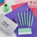 iVyne (8pcs) Premium Vinyl Weeding Tool Kit & Weeding Scrap Collector Soft Grip Tools with Berry  Weeder  Tweezers  Picker Or Hook  and Scraper Set for Silhouette Cameos & Cricut - Green Green 8pcs - Buy Online on SooperMarket.com