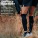 DANISH ENDURANCE Graduated Calf Compression Sleeves 21-26 mmHG - Neon Yellow/Light Blue - Men & Women - Buy Online on SooperMarket.com