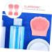 minkissy 12 Pcs Rabbit Ears Facial Brush Facial Cleanser Brush Hand Held Massager Face Massager Brush Crystal Perfume Bottle Wash Face Home Facial Brush Body Face Brush Cat Paw Washbasin Light Pinkx3pcs 7.5x7.5cmx3pcs - Buy Online on SooperMarket.com