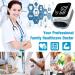 Wrist Blood Pressure Monitor - Digital BP Cuff, Automatic Machine, 90X2 Reading Memory, Large Tri-Backlit Screen, Rechargeable, Pulse Rate Monitoring, for Home Use - Black - Buy Online on SooperMarket.com