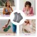 3 Pairs Set Special Care Heel Socks: Moisturizing Crack Treating Toeless for Female Feet (Grey) - Buy Online on SooperMarket.com