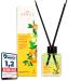 Air Space Fragrance Sticks - Room Fragrance with Sticks - Room Freshener - Fresh - Fruity - Floral (Jasmine Orange Flower)