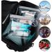 ECOHUB Airport Security Liquids Bags - 2 Pack Grey EVA Airport Liquid Bag 20x20cm - Airline Approved Travel Toiletry Bag with Zip Lock & Carrying Handle - Buy Online on SooperMarket.com