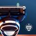 Gillette King C. Men's Razor with Trimmer for Precision Beard Razor + Razor Blade Navy Blue - Buy Online on SooperMarket.com