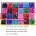 Huisipool 1920pcs 8 Color Glass Beads for Jewelry Making - 4mm 6mm 8mm Round Spacer Loose Beads - Ideal for Bracelet & Necklace Accessories - Buy Online on SooperMarket.com