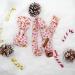 Elegant Little Tail Dog Collar with Bow - Holiday Dog Collar for Girl or Boy - Pet Gift Bowtie - Adjustable for Small, Medium, Large Dogs - Gingerbread Man Design - Buy Online on SooperMarket.com
