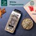 Soeos Premium Whole White Peppercorns 18oz - Grade AAA Non-GMO & Kosher - Strong Aroma and Flavor for Cooking - Bulk Refill for Grinder - 1.13 P - Buy Online on SooperMarket.com