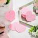 100 Heart Shape Facial Sponges | Natural Cellulose | Reusable Makeup Remover Sponge | Exfoliating Face Cleansing Sponge - Pink - Buy Online on SooperMarket.com