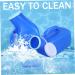 2Pcs Urinal for Men 1200ML Portable Urinal Spill Proof Pee Bottles with Lid & Handle Thick Plastic Male Urinal Large Opening Mens Urinals with Wraped Edge for Travel Hospital Blue. - Buy Online on SooperMarket.com