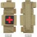 Yoncono Tactical Tourniquet Holder - Portable Military First Aid Storage Bag for Trauma Scissors (Khaki) - Buy Online on SooperMarket.com