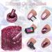 MEET ACROSS Reflective Glitter Cat Eye Gel Nail Polish Set - Magnetic UV Gel for Nail Art Salon & DIY - Buy Online on SooperMarket.com