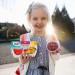 Dole Fruit Bowls Diced Peaches in Strawberry Gel - 4.3oz (36 Cups) | Gluten Free Healthy Snack - Buy Online on SooperMarket.com