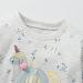 Girls Unicorn Sweatshirt - Long Sleeve Cotton Top for Toddlers (4-5 Years) | Casual Jumper for Kids Age 1-12 | Stylish Girl T-Shirt - Toddler Clothes - Buy Online on SooperMarket.com