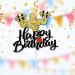 Fitness training men birthday cake decoration weightlifting men strong cake decoration - Buy Online on SooperMarket.com