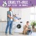 Eco-Friendly Laundry Detergent Sheets - Space-Saving Lavender Soap Strips for 80 Loads | Mess-Free Travel-Friendly Efficient Cleaning - Buy Online on SooperMarket.com