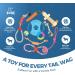 Fur & Bone 10 Pack Dog Chew Toys | Puppy Toys Dog Toys for Boredom | Indestructible Dog Toys with Rope Toys Squeaky Toy | Dog Toy Dog Teething Toys for Small & Medium Dogs | Dog - Buy Online on SooperMarket.com