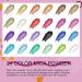 Saviland 24 Colors Nail Mica Powder - 10g Pigment Nail Powder for Gel Polish, Shimmer Acrylic & Poly Nails - DIY Color Nail Art - Buy Online on SooperMarket.com