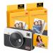 KODAK Mini Shot 2 Retro 4PASS 2-in-1 Instant Digital Camera and Photo Printer (2.1x3.4 inches) + 68 Sheets Bundle, White Printer + 68 Sheets White