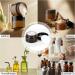 Collazoey 10-Piece Amber Glass Cream Jars Set | 20ml & 30ml Refillable Ointment Pots with Lids | Ideal for Cosmetics & Essential Oils | International Shipping Available - Buy Online on SooperMarket.com