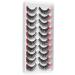 Shop 3D False Eyelashes - Handmade Natural Look Fluffy Multipack (10 Pairs) | DCA24 - Buy Online on SooperMarket.com