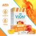 ViON+ Hydration Mix Peach Mango - Sugar-Free Electrolyte Powder with 8 Essential Vitamins - 20 On-the-Go Stick Packs for Hydration Energy & Recovery - Natural Flavors & No Artificial Colors or Dyes - Buy Online on SooperMarket.com