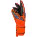 Reusch Unisex Youth Attrakt Silver Junior Goalkeeper Gloves - Size 6 | Orange-Blue-Black - International Shipping Available - Buy Online on SooperMarket.com