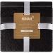 HURBANE HOME 100% Cotton Hand Washcloth Set - Super Soft & Absorbent - 6-Pack, 12x12 inches, Black - Buy Online on SooperMarket.com