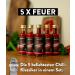 Timber Taste Chili Sauce Gift Set - 5 x 40ml Premium Hot Sauces | Perfect Father's Day Gifts for Men & Women | Gourmet Chili Sauces Collection - Buy Online on SooperMarket.com