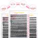 HxyGogo Wispy Cluster Lashes DIY Kit | Natural Look 8-16MM D Curl Individual Lashes | 280 pcs Reusable at Home Fluffy Extensions - Buy Online on SooperMarket.com